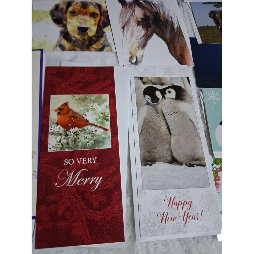 Vintage greeting cards/envelopes National geographic, world wild life, 26 pieces